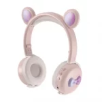 Cute Bear Bluetooth Kids Headphones   LED  Wireless 5 | PricZone