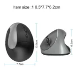 Ergonomic Vertical Wireless Mouse for PC  Laptop 3 | PricZone
