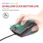 HXSJ 61 Key RGB Gaming Keyboard  Mouse 4 | PricZone