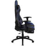 Blue LeatherSoft Gaming Chair Ergonomic  Reclining 5 | PricZone