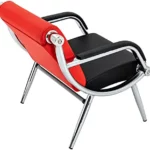 Executive PU Reception Chair   Red Waiting Room Sofa 3 | PricZone