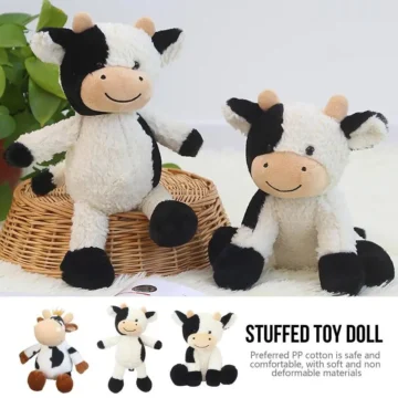 Cute Cow Plush Pillow   Soft Toy for Kids | PricZone