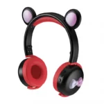 Cute Bear Bluetooth Kids Headphones   LED  Wireless 4 | PricZone