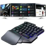 35 Key LED Backlit Gaming Keypad  Mouse Combo | PricZone