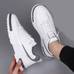 Mens Trendy Canvas Platform Sneakers   Sporty  Comfy | PricZone