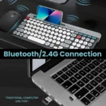 Multi Device 24Ghz Wireless Keyboard  Mouse | PricZone