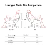 Premier Tall Lounge Chair Ottoman Leather Sofa 5 | PricZone Premier Tall Lounge Chair Ottoman Leather Sofa 5 | PricZone