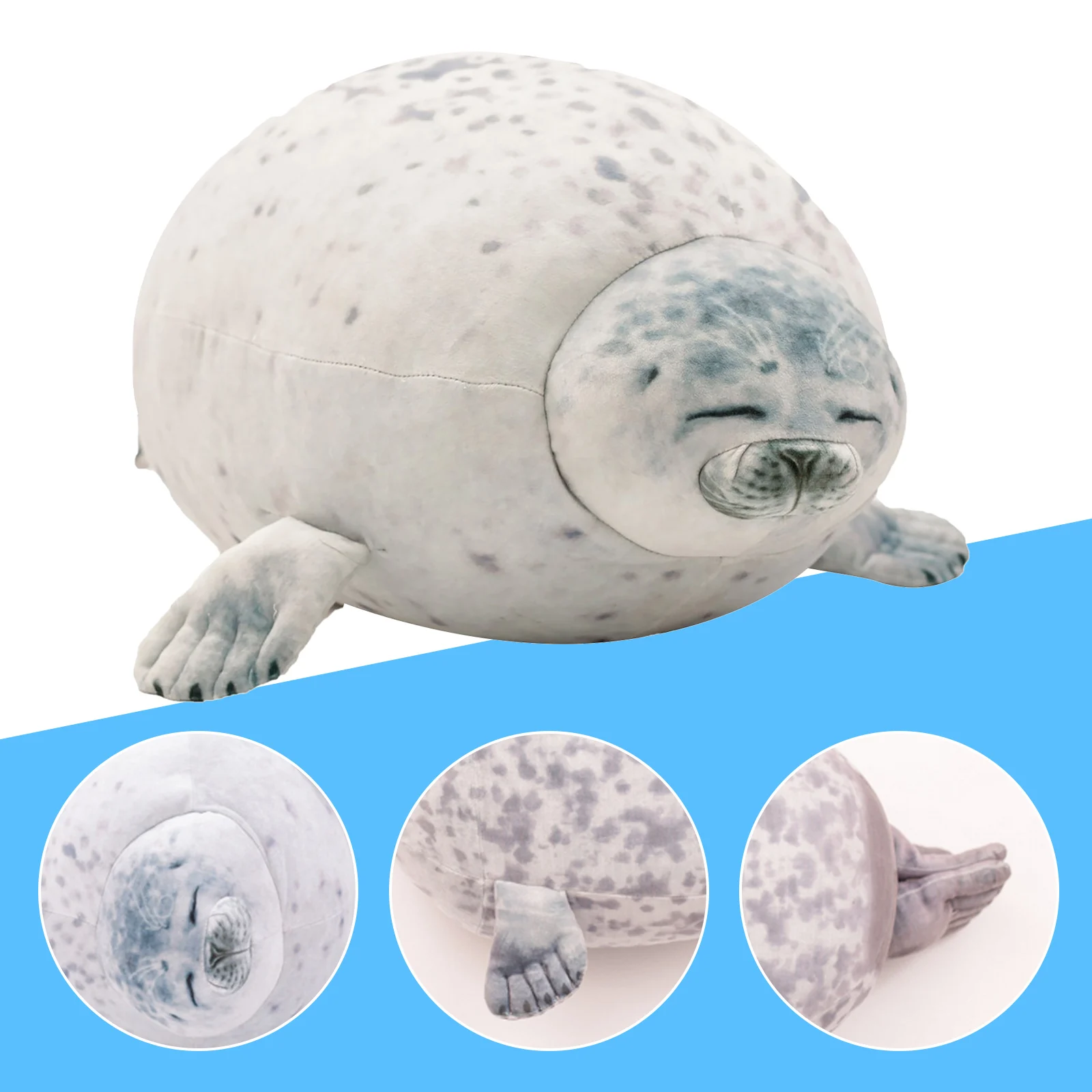 Seal Hug Pillow Round Cushion for HomeOffice 2 | PricZone Seal Hug Pillow Round Cushion for HomeOffice 2 | PricZone