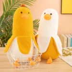 Banana Duck Plush Pillow   Soft  Huggable for Kids 27cm | PricZone