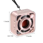 5W Mini Mecha Wireless Speaker Clear  Portable 6 | PricZone