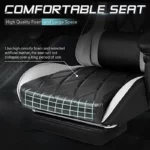 Massage Gaming Chair with Footrest and Lumbar Support 6 | PricZone Massage Gaming Chair with Footrest and Lumbar Support 6 | PricZone