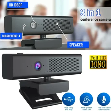 4K HiFi USB Webcam with Speaker  Mic | PricZone