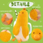 Banana Duck Plush Pillow   Soft  Huggable for Kids 27cm 2 | PricZone