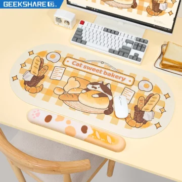 Cute Cat Bakery Desk Mat  Wrist Rest | PricZone