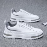 Mens Trendy Canvas Platform Sneakers   Sporty  Comfy 3 | PricZone