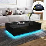 RGB LED Tea Table   Home Office Coffee End Table 2 | PricZone