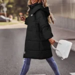 Womens Hooded Winter Down Jacket with Pockets 4 | PricZone