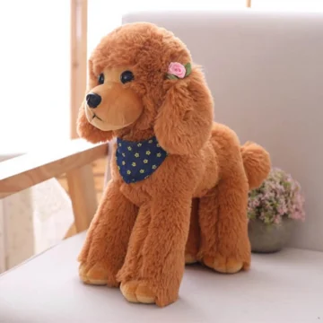 Cuddly Poodle Plush Toy   Perfect Kids Gift 20x25cm | PricZone