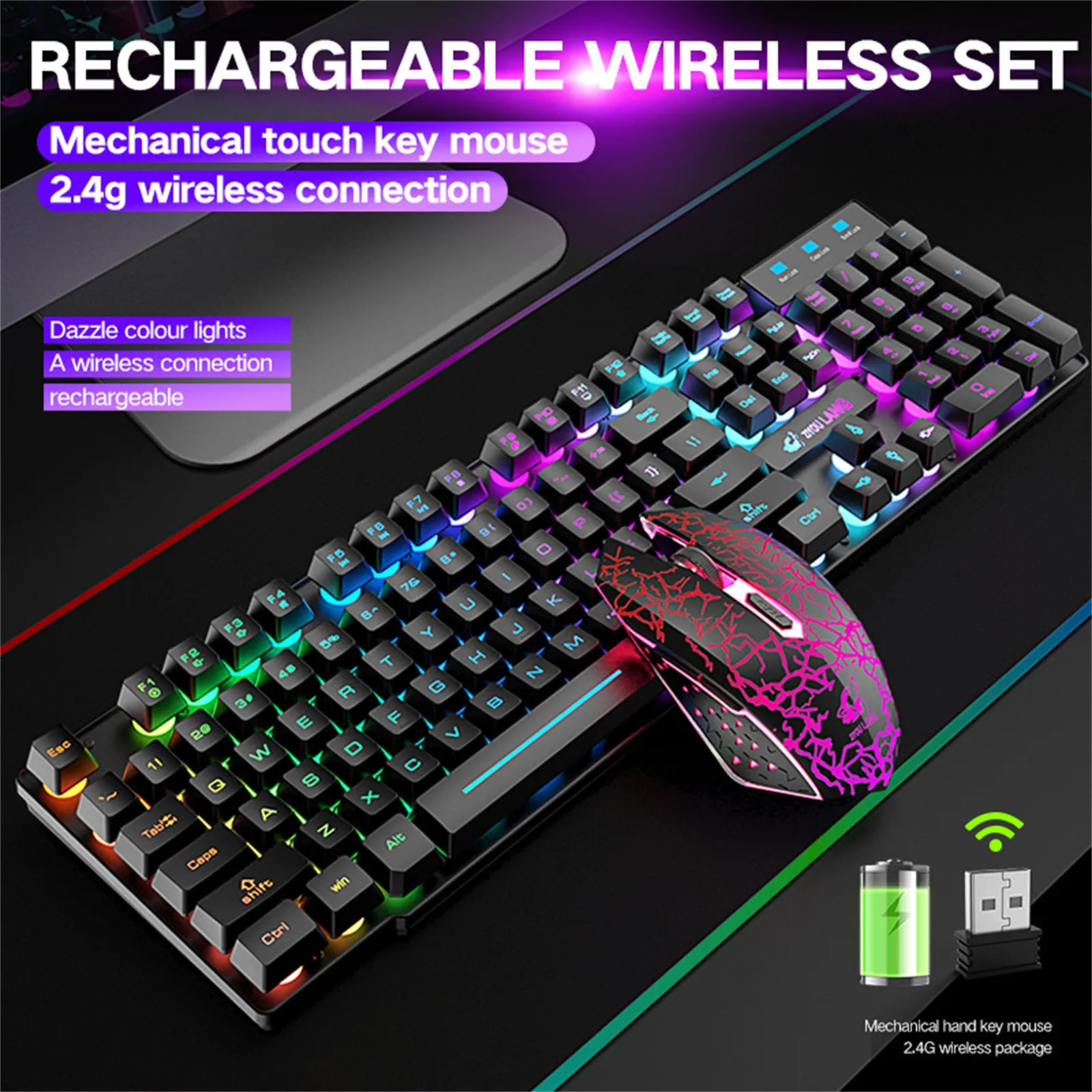 LED Gaming KeyboardMouse Combo Wireless 5 | PricZone LED Gaming Keyboard Mouse Combo Wireless 5 | PricZone
