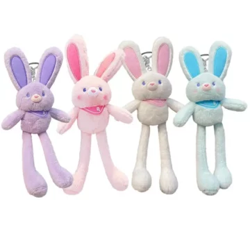 Soft Rabbit Keychain Plush   Stress Relief Toy | PricZone