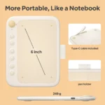 Ugee Q6 Graphics Tablet 6x4 Tilt 8192 Levels 1 | PricZone Ugee Q6 Graphics Tablet 6x4 Tilt 8192 Levels | PricZone