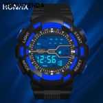 LED Big Dial Sports Watch for Men   Digital  Luminous | PricZone