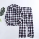 Plaid Flannel Mens Pajama Set Warm 1 | PricZone Plaid Flannel Mens Pajama Set Warm | PricZone