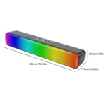 Compact RGB Desk Soundbar 3D Stereo Bluetooth Speaker 5 | PricZone Compact RGB Desk Soundbar 3D Stereo Bluetooth Speaker 5 | PricZone