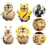 Sunflower Penguin Plush Toy   Cute Gift for Kids  Decor | PricZone