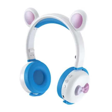 Cute Bear Bluetooth Kids Headphones   LED  Wireless | PricZone