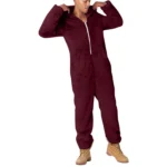 Warm Hooded Zip Jumpsuit Pajamas for Men 2 | PricZone