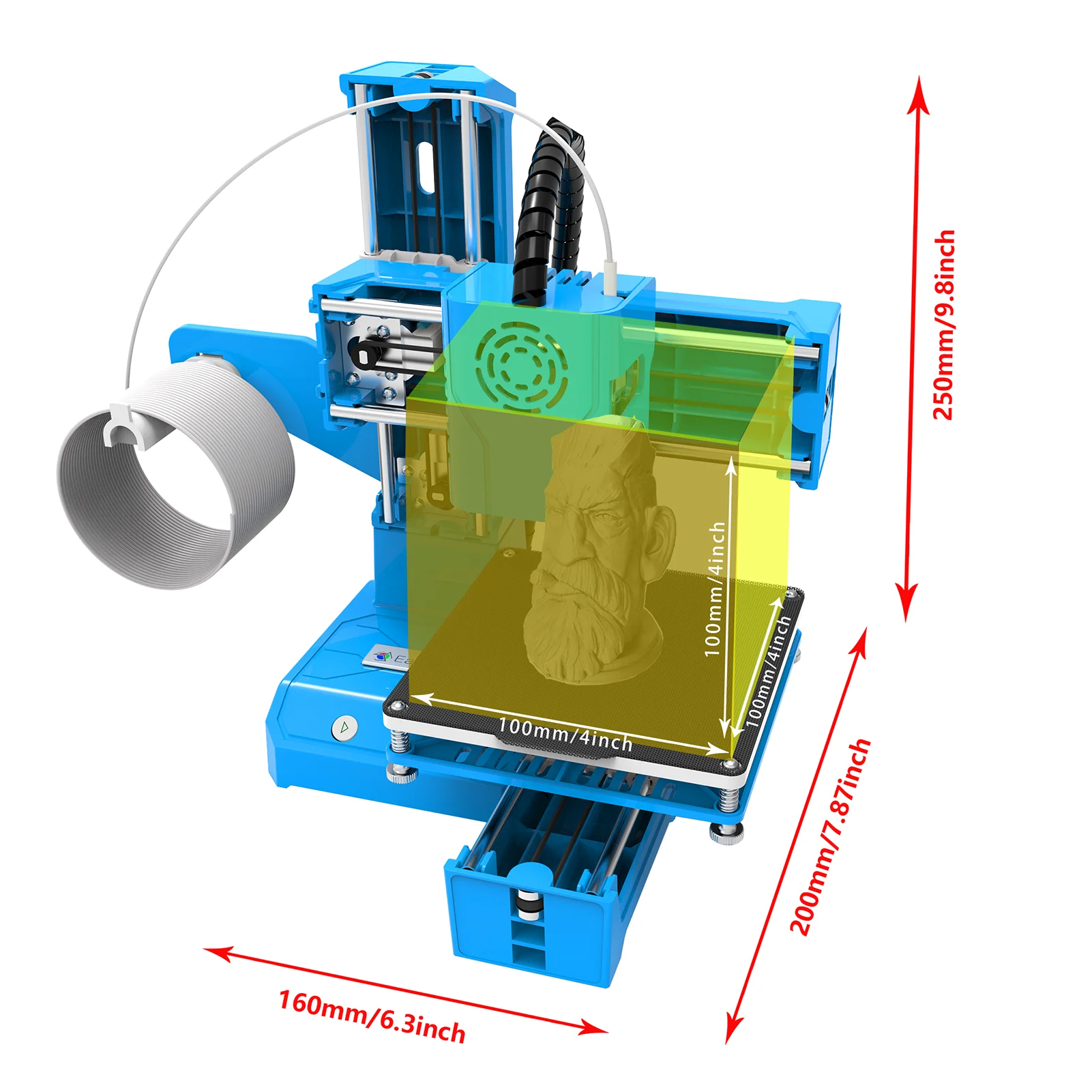 EasyThreed Mini 3D Printer for Kids 100mm³ Print 3 | PricZone EasyThreed Mini 3D Printer for Kids 100mm³ Print 3 | PricZone