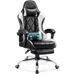Massage Gaming Chair with Footrest and Lumbar Support 1 | PricZone Massage Gaming Chair with Footrest and Lumbar Support | PricZone