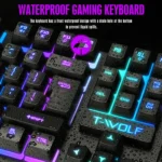 Rainbow Tf200 Gaming Keyboard  Mouse Set 3 | PricZone