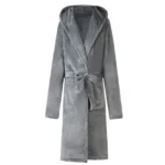 Warm Flannel Mens Bathrobe   Plush  Cozy 5 | PricZone