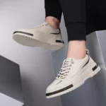 Mens Trendy Canvas Platform Sneakers   Sporty  Comfy 2 | PricZone