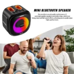 Compact RGB Mini Speaker   Loud Wireless TF Support 4 | PricZone