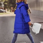 Womens Hooded Winter Down Jacket with Pockets 5 | PricZone