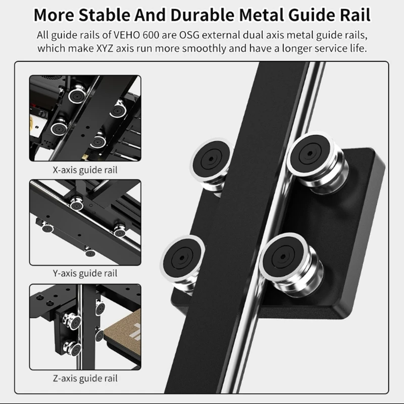 TRONXY VEHO 6002E Large 3D Printer Dual Extruder 3 | PricZone TRONXY VEHO 600 2E Large 3D Printer Dual Extruder 3 | PricZone