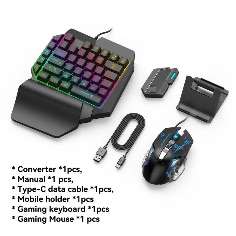 Ergonomic 1Hand Keyboard Mouse Set for Gamers 4 | PricZone Ergonomic 1 Hand Keyboard Mouse Set for Gamers 4 | PricZone