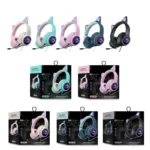 Chic Cat Ear RGB Gamer Headset   71 Surround Sound 2 | PricZone