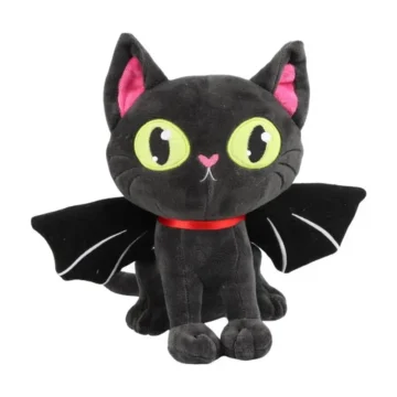 Halloween Black Bat Cat Plushie 24cm   Kids Gift | PricZone