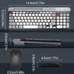 Multi Device 24Ghz Wireless Keyboard  Mouse 4 | PricZone