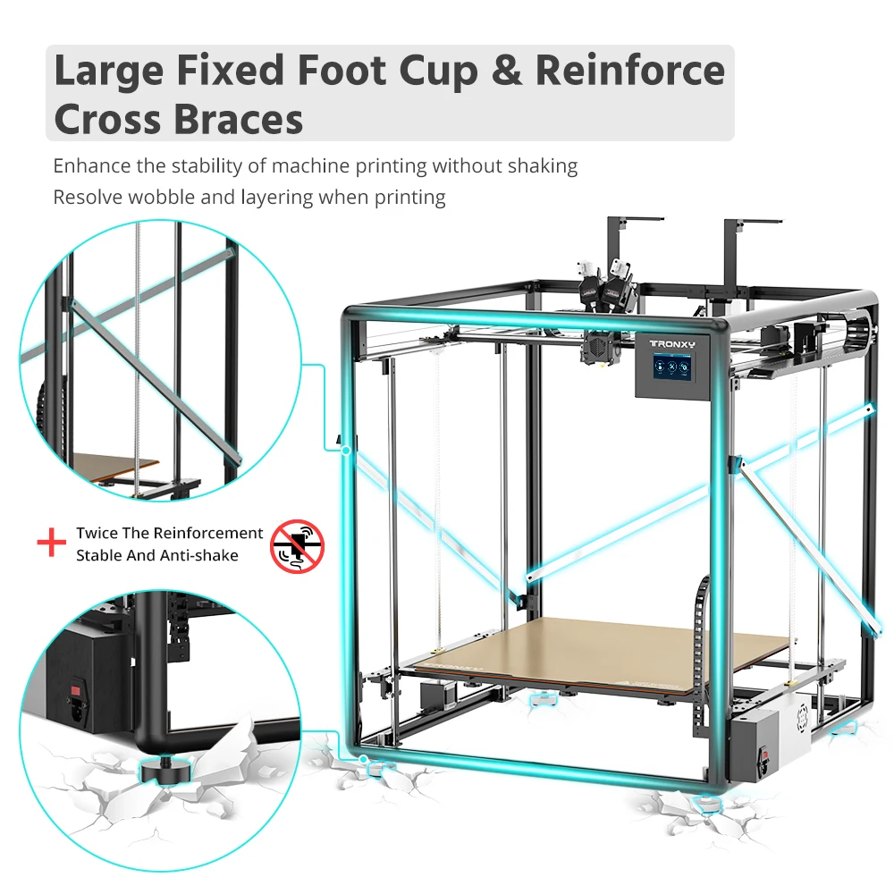 TRONXY VEHO 6002E Large 3D Printer Dual Extruder 6 | PricZone TRONXY VEHO 600 2E Large 3D Printer Dual Extruder 6 | PricZone