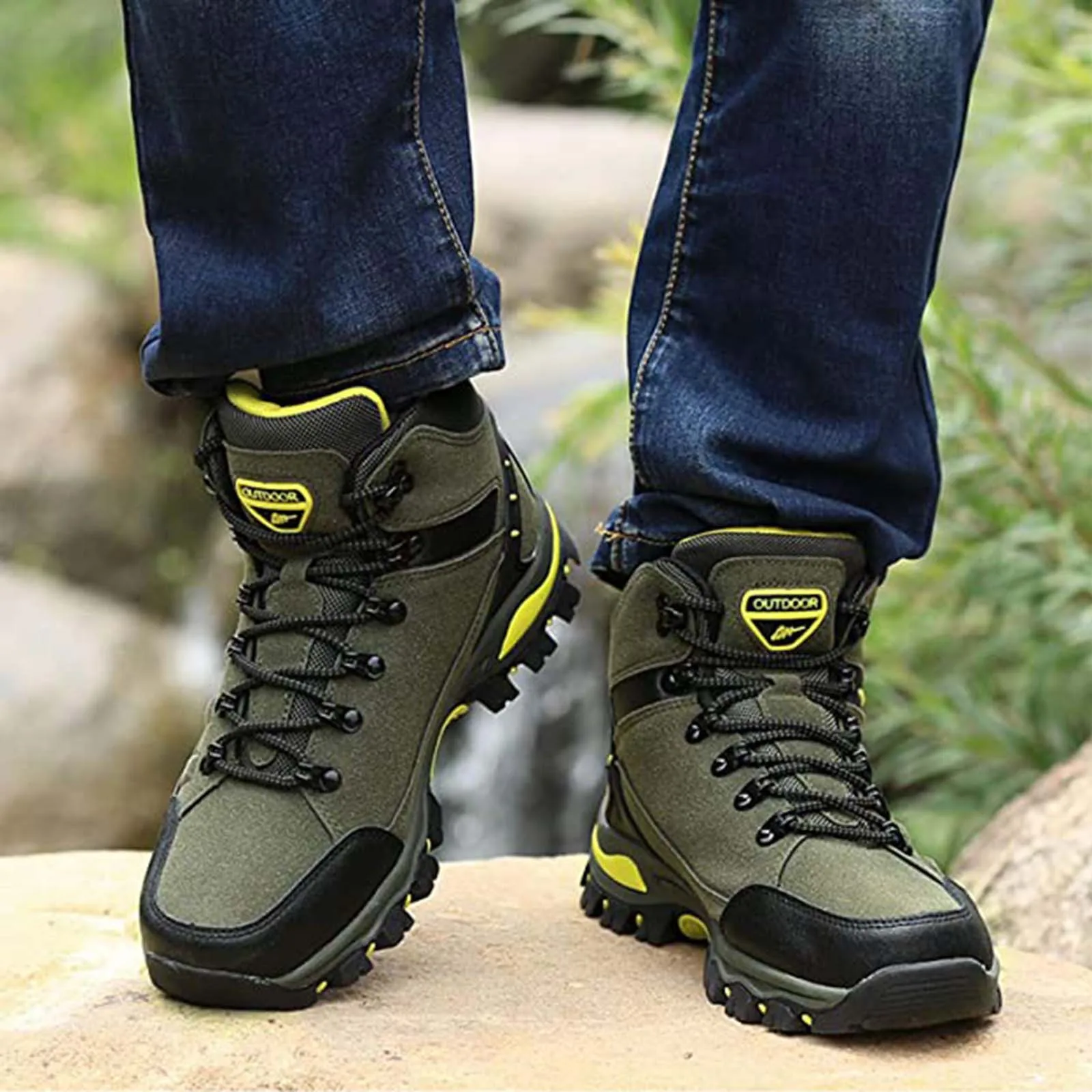 AutumnWinter Mens Hiking Sneakers NonSlip 1 | PricZone Autumn Winter Mens Hiking Sneakers Non Slip | PricZone