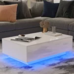 RGB LED Tea Table   Home Office Coffee End Table 3 | PricZone