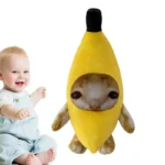 Banana Cat Plush Toy Cute Crying Face Soft  Funny | PricZone