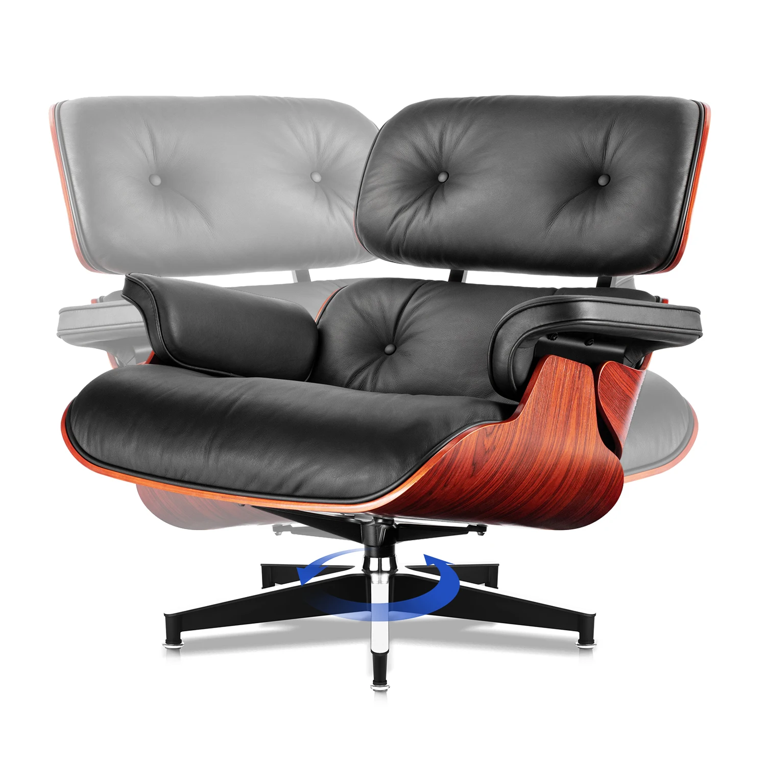 Premier Tall Lounge Chair Ottoman Leather Sofa 2 | PricZone Premier Tall Lounge Chair Ottoman Leather Sofa 2 | PricZone