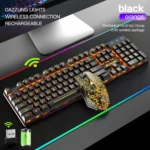 Rainbow LED Gaming Keyboard  Mouse Set 4 | PricZone