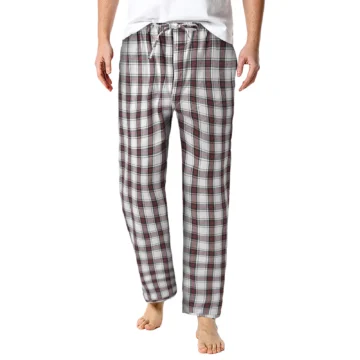 Plaid Mens Fashion Pajama Pants   Casual  Outdoor | PricZone